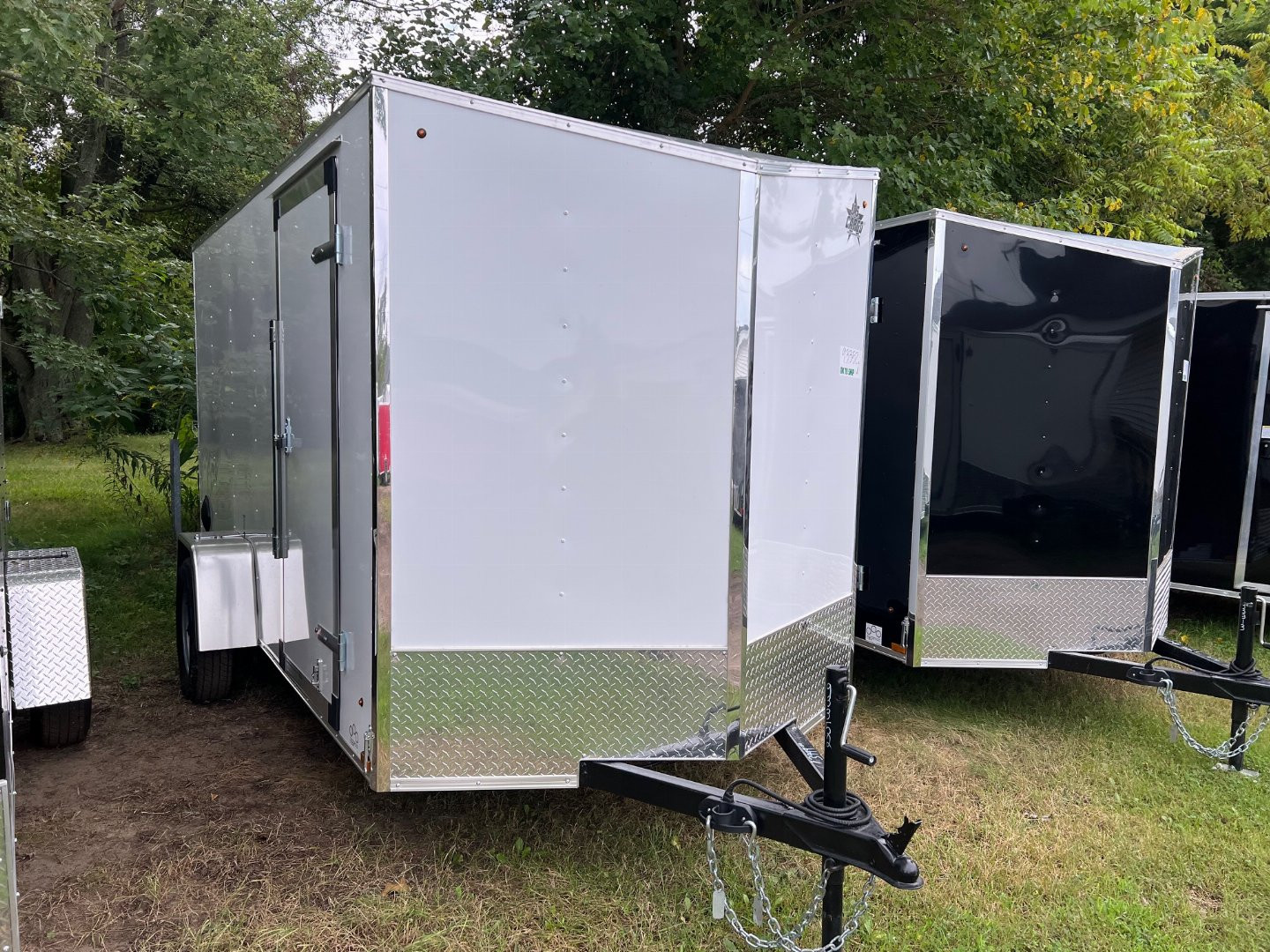 New 6 x 12 US Cargo Enclosed Trailer with -Double Barn Doors