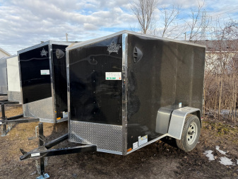New 2025 US Cargo 5 x 8 Enclosed Trailer w/ Ramp and side Door (Single) Cargo / Enclosed Trailer
