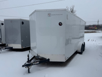 New 2025 7 x 16 Cross Enclosed Trailer with 7ft interior with Ramp