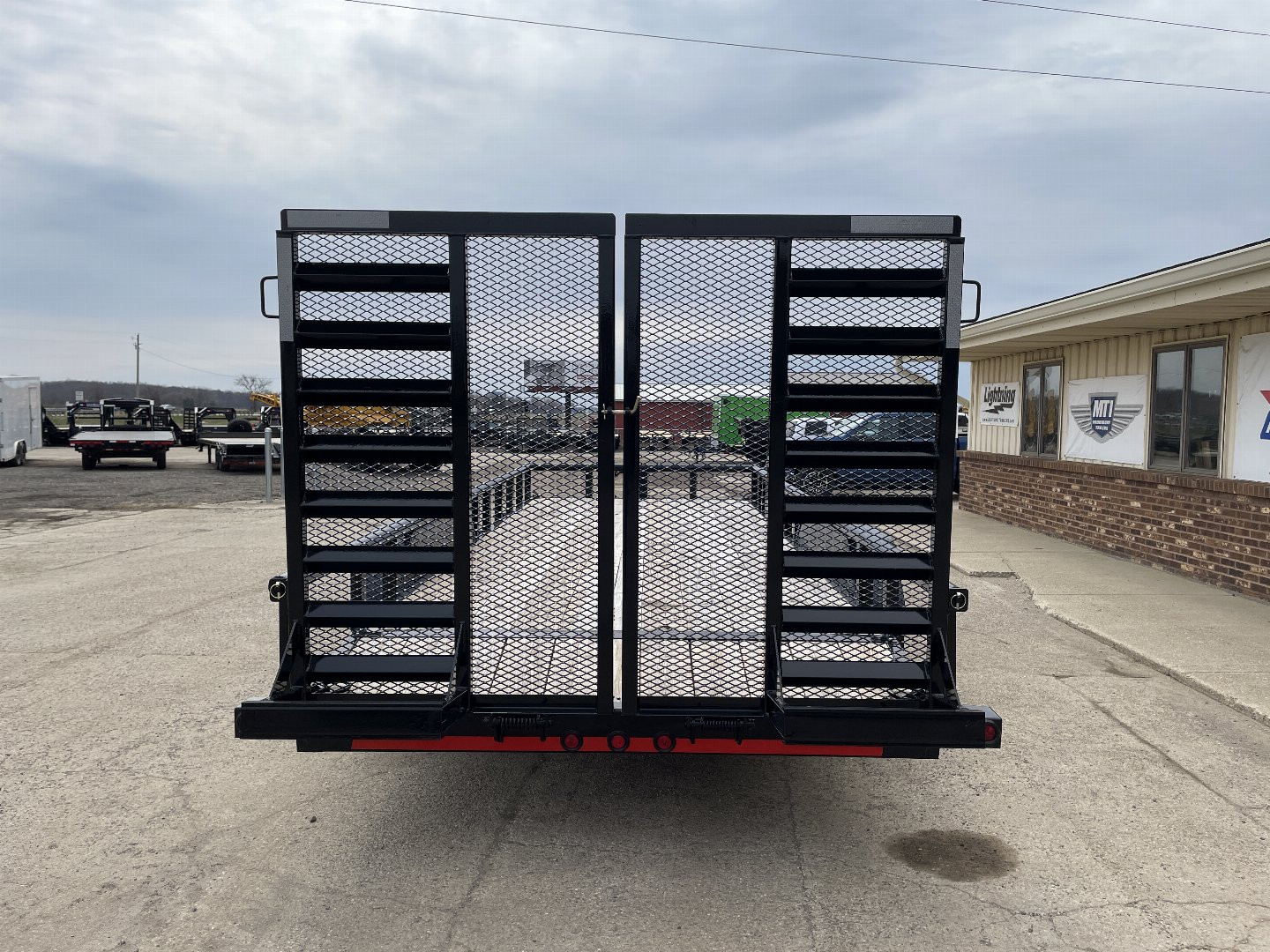 New 2025 Load Trail 83X20 14k Split Gate Landscape Trailer *Old Stock*