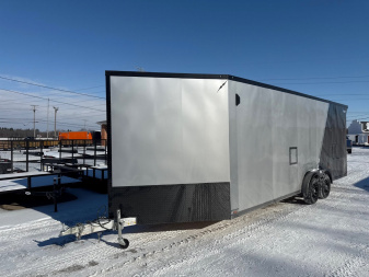 New 2025 LIGHTNING TRAILERS 7.5 x 27 4 Place All Aluminum Trailer with 7ft interior - Premium Package - END OF SEASON PRICE