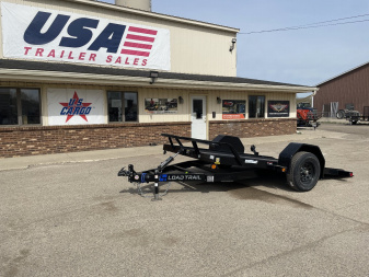 New 2025 Load Trail 77"X12' 5K Scissor Hauler Tilt Trailer