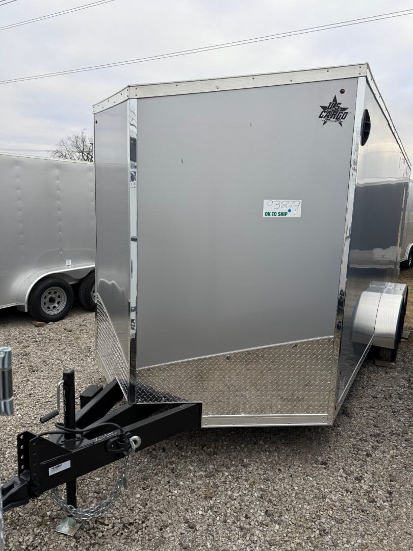 New 2025 US CARGO 7 X 16 Cargo Enclosed Trailer 6ft 6in interior with Ramp Door- UPGRADED OPTIONS