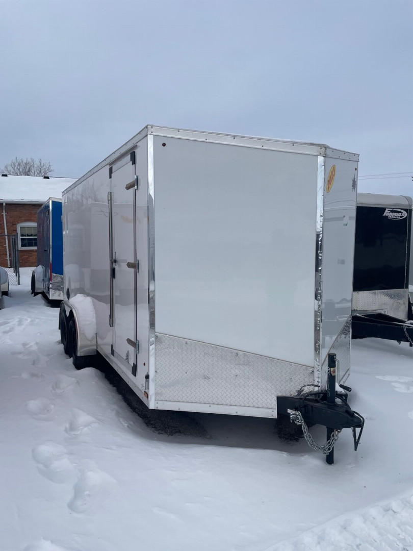 New 2025 US CARGO 7 X 16 Cargo Enclosed Trailer 6ft 6in interior with Ramp Door- UPGRADED OPTIONS