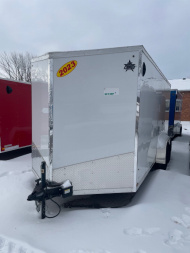 New 2025 US CARGO 7 X 16 Cargo Enclosed Trailer 6ft 6in interior with Ramp Door- UPGRADED OPTIONS