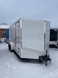 New 2025 US CARGO 7 X 16 Cargo Enclosed Trailer 6ft 6in interior with Ramp Door- UPGRADED OPTIONS