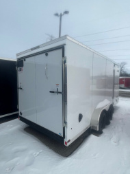 New 2025 US CARGO 7 X 16 Cargo Enclosed Trailer 6ft 6in interior with Ramp Door- UPGRADED OPTIONS