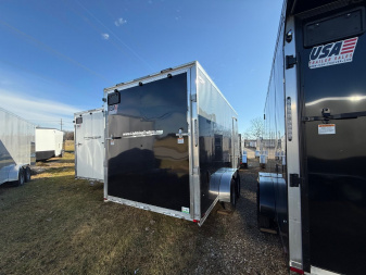 New 2025 LIGHTNING TRAILERS 7 X 16 ALL ALUMINUM Enclosed Trailer 7ft interior - Screwless