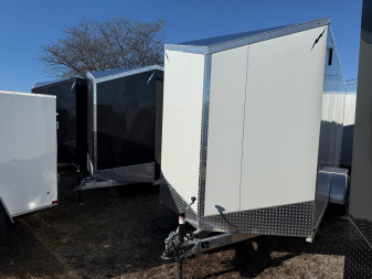 New 2025 LIGHTNING TRAILERS 7 X 16 ALL ALUMINUM Enclosed Trailer 7ft interior - Screwless