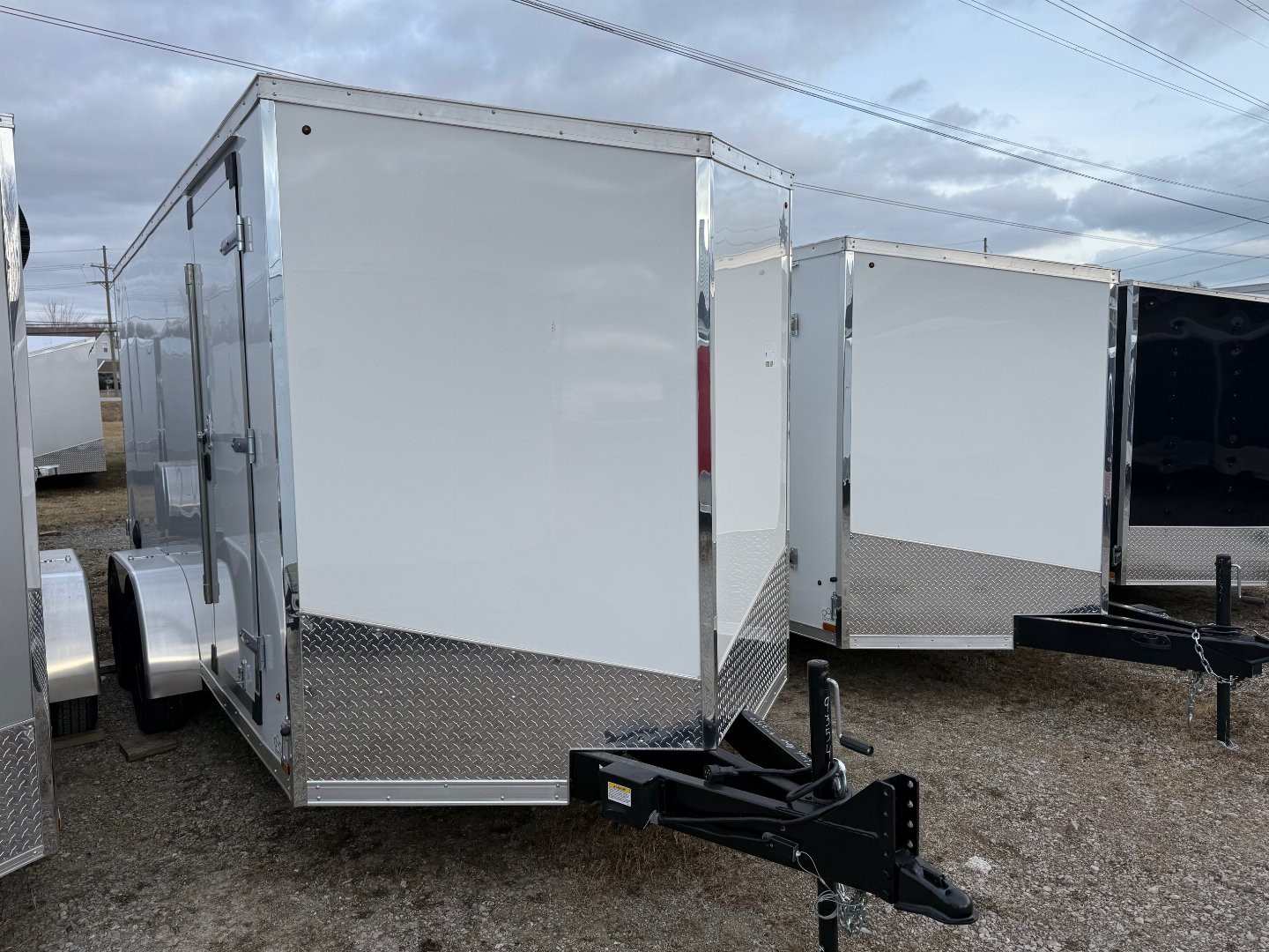 New 2025 US CARGO 7 X 14 Cargo Enclosed Trailer 6ft 6in interior with Ramp - UPGRADED OPTIONS