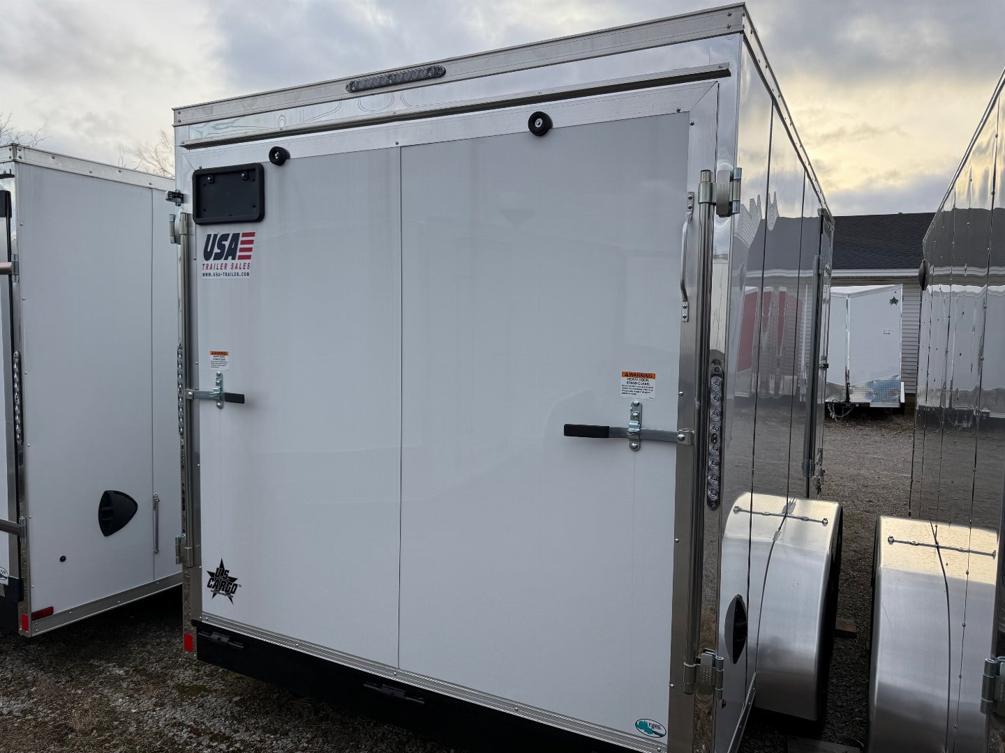 New 2025 US CARGO 7 X 14 Cargo Enclosed Trailer 6ft 6in interior with Ramp - UPGRADED OPTIONS