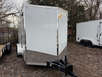 New 2025 US CARGO 7 x 14 Enclosed 10k GVW 7ft with Double Barn Doors