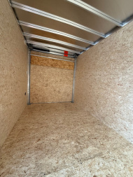New 2025 LIGHTNING TRAILERS 7 X 14 ALL ALUMINUM Enclosed Trailer 7ft interior - Screwless - BLACK OUT Trim