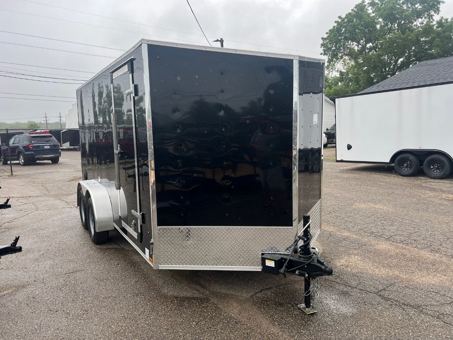 New 2025 US CARGO 7 X 14 Cargo Enclosed Trailer with Ramp