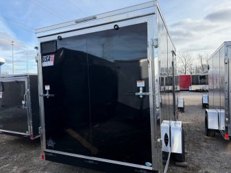 New 2025 7 X 12 US CARGO Enclosed Trailer 7ft interior w/ Ramp and Electric Brakes and UPGRADED OPTIONS