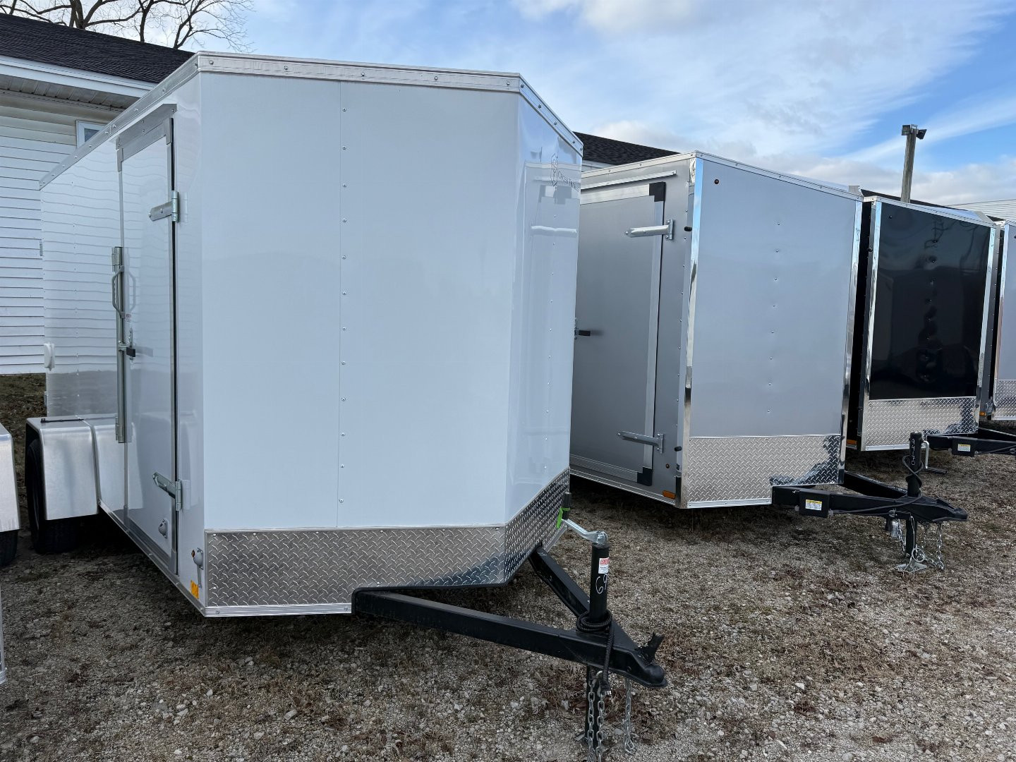 New 2025 6 x 12 Cross Trailers Cargo / Enclosed Trailer with Double Barn Door - 6ft interior