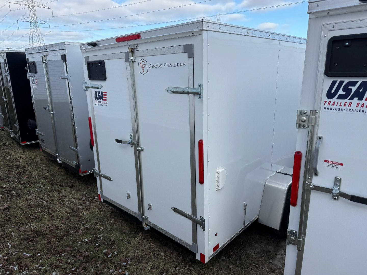 New 2025 6 x 12 Cross Trailers Cargo / Enclosed Trailer with Double Barn Door - 6ft interior