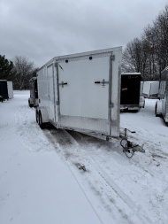 New 2025 Lightning Trailers 7X17 2 PLACE Snowmobile Trailer