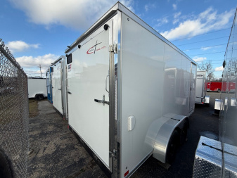 New 2024 7 x 16 Cross Enclosed Trailer with 6ft 6in interior with Ramp - UPGRADED OPTIONS