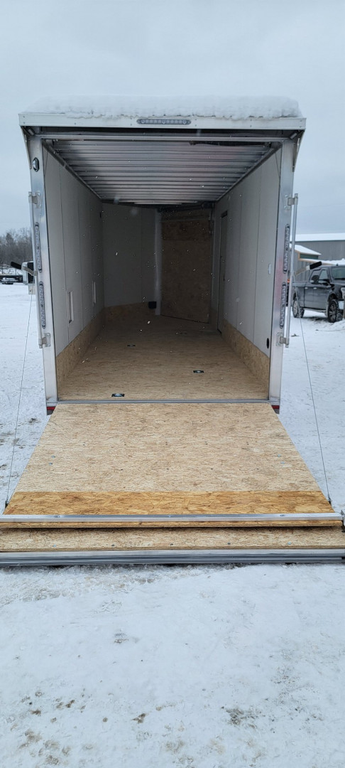 New 2025 Lightning Trailers 7X18 3 PLACE Snowmobile Trailer