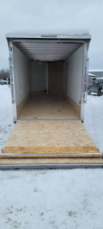 New 2025 Lightning Trailers 7X18 3 PLACE Snowmobile Trailer
