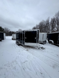 New 2025 Lightning Trailers 7X17 2 PLACE Snowmobile Trailer
