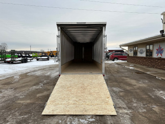 New 2025 Lightning Trailers 7x29 Aluminum 4-Place + 12 Snowmobile Trailer w/7ft Interior *OLD STOCK*