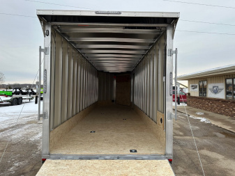 New 2025 Lightning Trailers 7x29 Aluminum 4-Place + 12 Snowmobile Trailer w/7ft Interior *OLD STOCK*