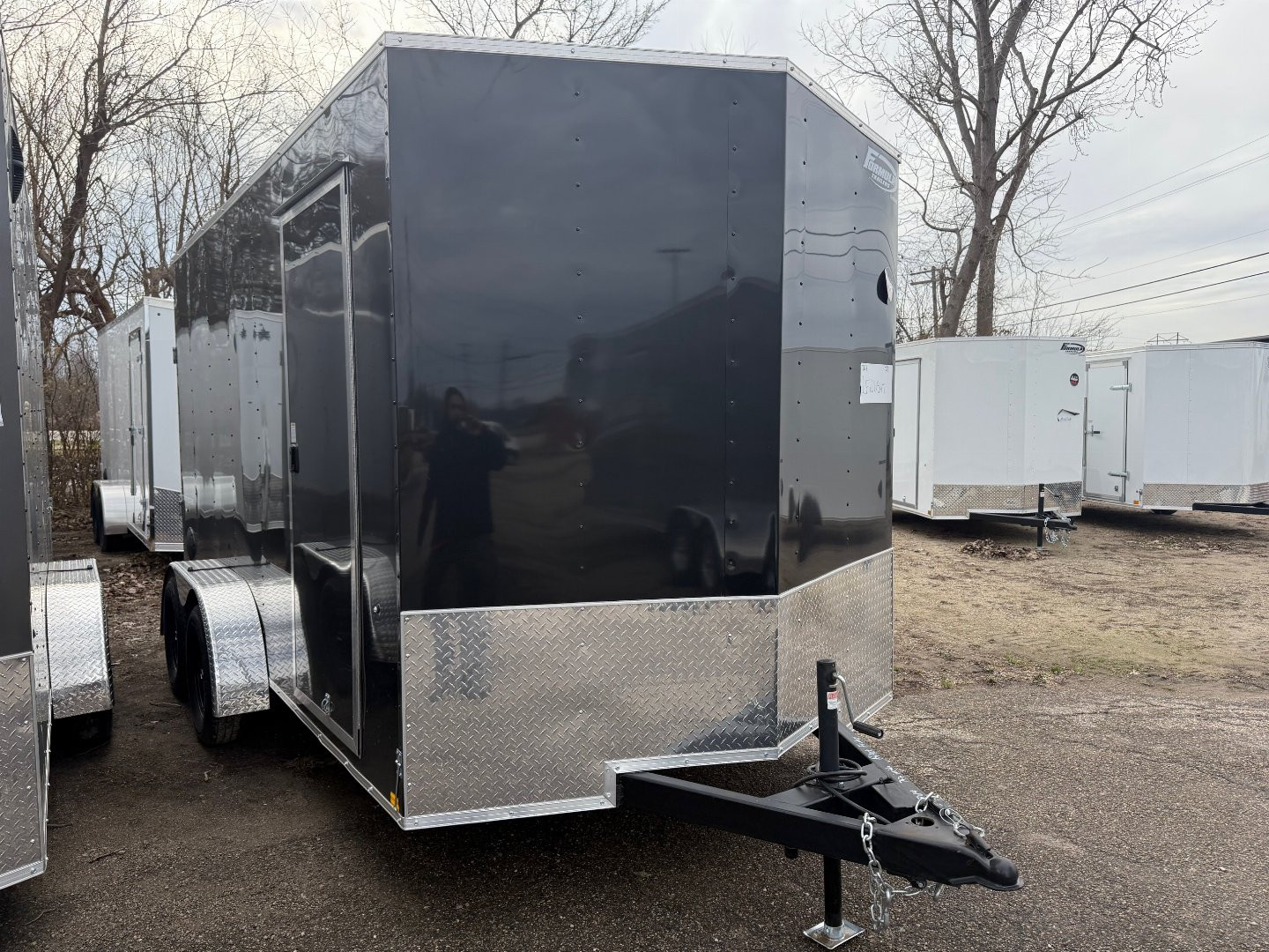 New 2024 FORMULA TRAILERS 7 x 14 Cargo / Enclosed Trailer with 7ft Interior with Ramp Door