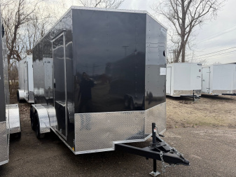 New 2024 FORMULA TRAILERS 7 x 14 Cargo / Enclosed Trailer with 7ft Interior with Ramp Door
