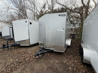 New 2024 FORMULA TRAILERS 7 x 14 Cargo / Enclosed Trailer with 7ft Interior with Ramp Door