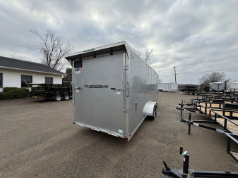 New 2025 LIGHTNING TRAILERS 7 x 29 4 Place Snowmobile Trailer with 7ft Interior height