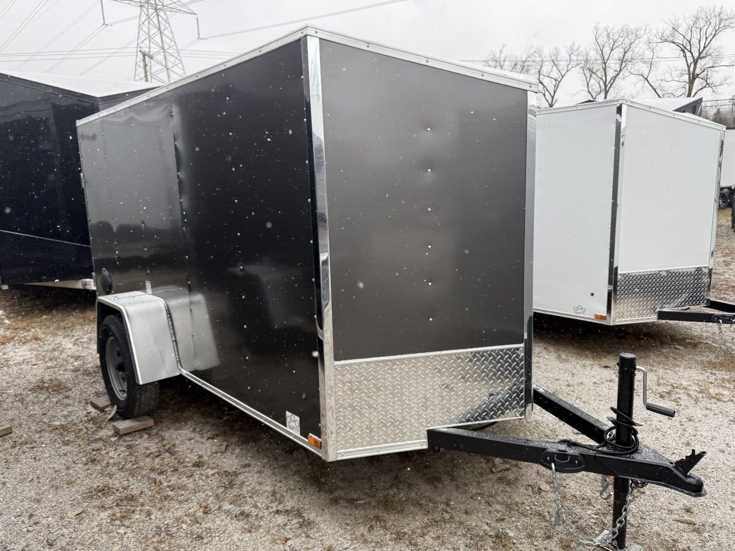 New 5 x 10 US Cargo Enclosed Trailer with ramp