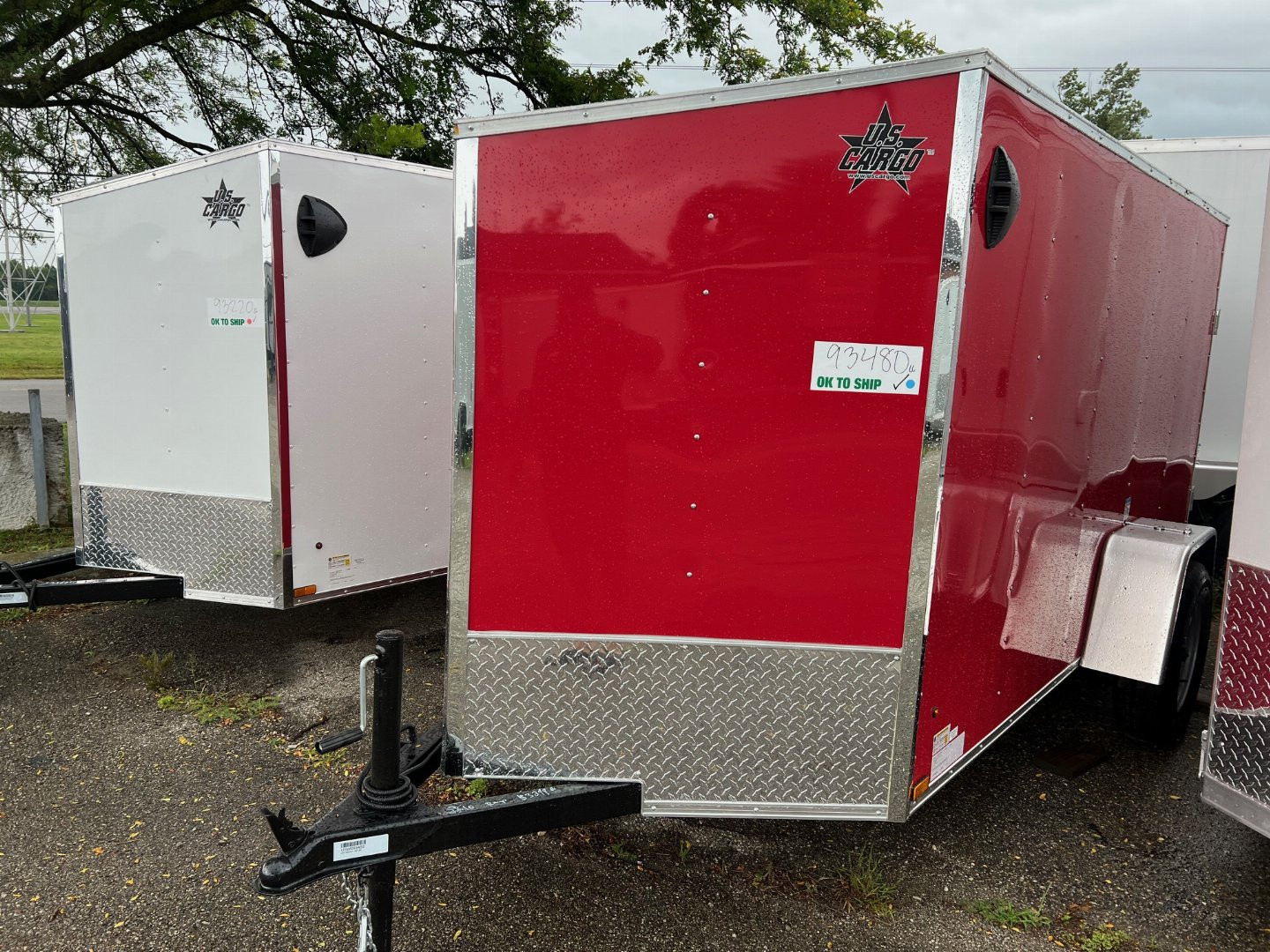 New 5 x 10 US Cargo Enclosed Trailer with ramp