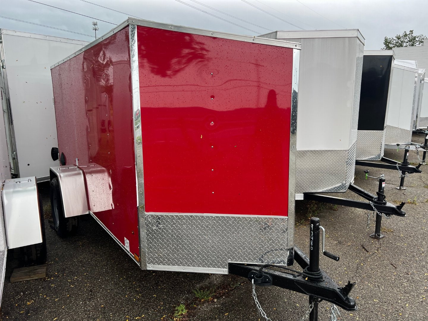 New 5 x 10 US Cargo Enclosed Trailer with ramp