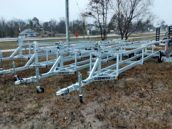 New 2024 Genesis Trailers 20FT CRANK-UP Pontoon Trailer