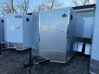 New 2025 6 x 12 US Cargo Enclosed Trailer with ramp -