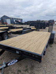 New 2024 AMO 20' SKIDSTEER 10K Equipment Trailer