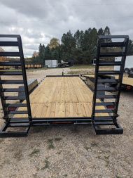 New 2024 AMO 20' SKIDSTEER 10K Equipment Trailer