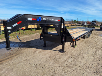 New 2025 Load Trail 102x32 Hyd. Dove Gooseneck Trailer 24K W/ Oak Deck