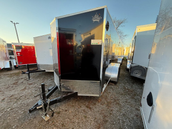 New 2025 US Cargo 6 x 12 Tandem Enclosed Trailer with 6FT INTERIOR - Double Barn Doors