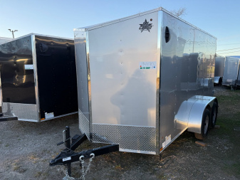 New 2025 US Cargo 6 x 12 Tandem Enclosed Trailer with 6FT INTERIOR - Double Barn Doors