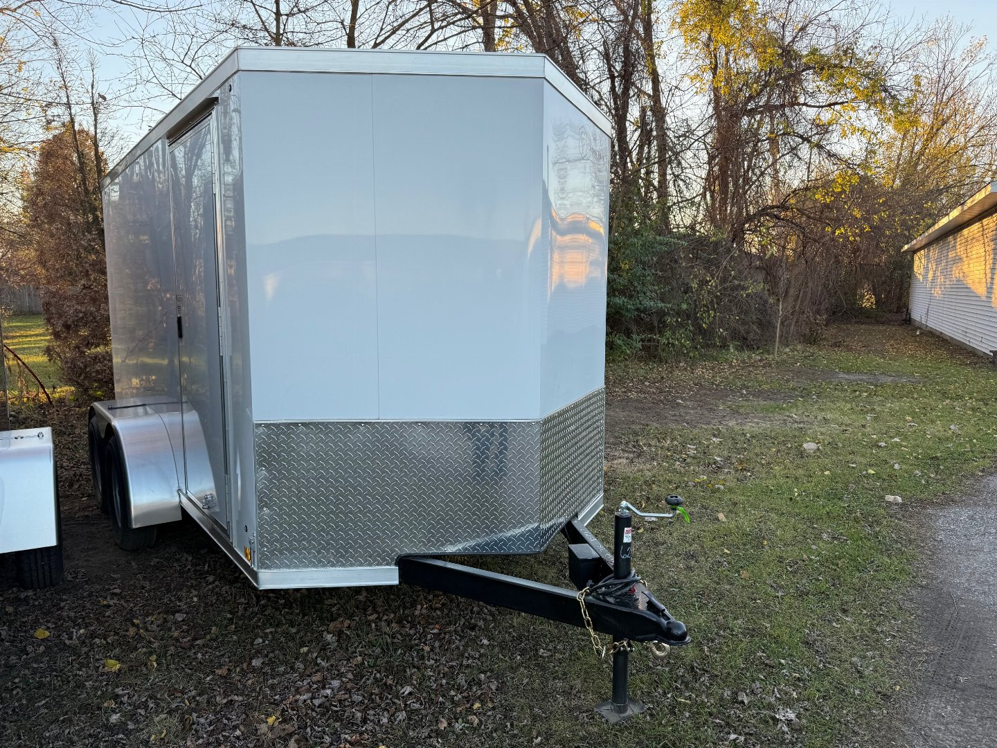 New 2025 6 x 12 Tandem Cross Trailers Cargo / Enclosed Trailer with ramp Door 6FT INTERIOR