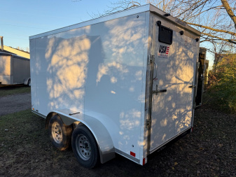 New 2025 6 x 12 Tandem Cross Trailers Cargo / Enclosed Trailer with ramp Door 6FT INTERIOR