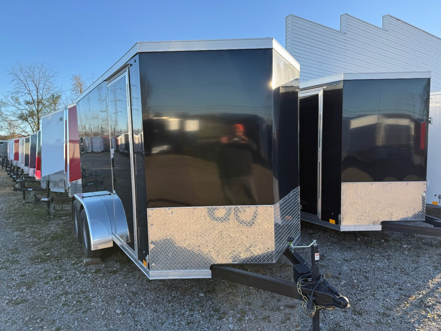 New 2025 6 x 12 Tandem Cross Trailers Cargo / Enclosed Trailer with ramp Door 6FT INTERIOR