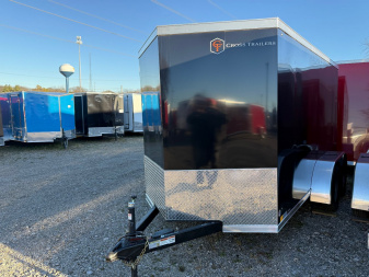 New 2025 6 x 12 Tandem Cross Trailers Cargo / Enclosed Trailer with ramp Door 6FT INTERIOR