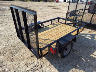 New AMO 4x8 2K Lowside Landscape Trailer