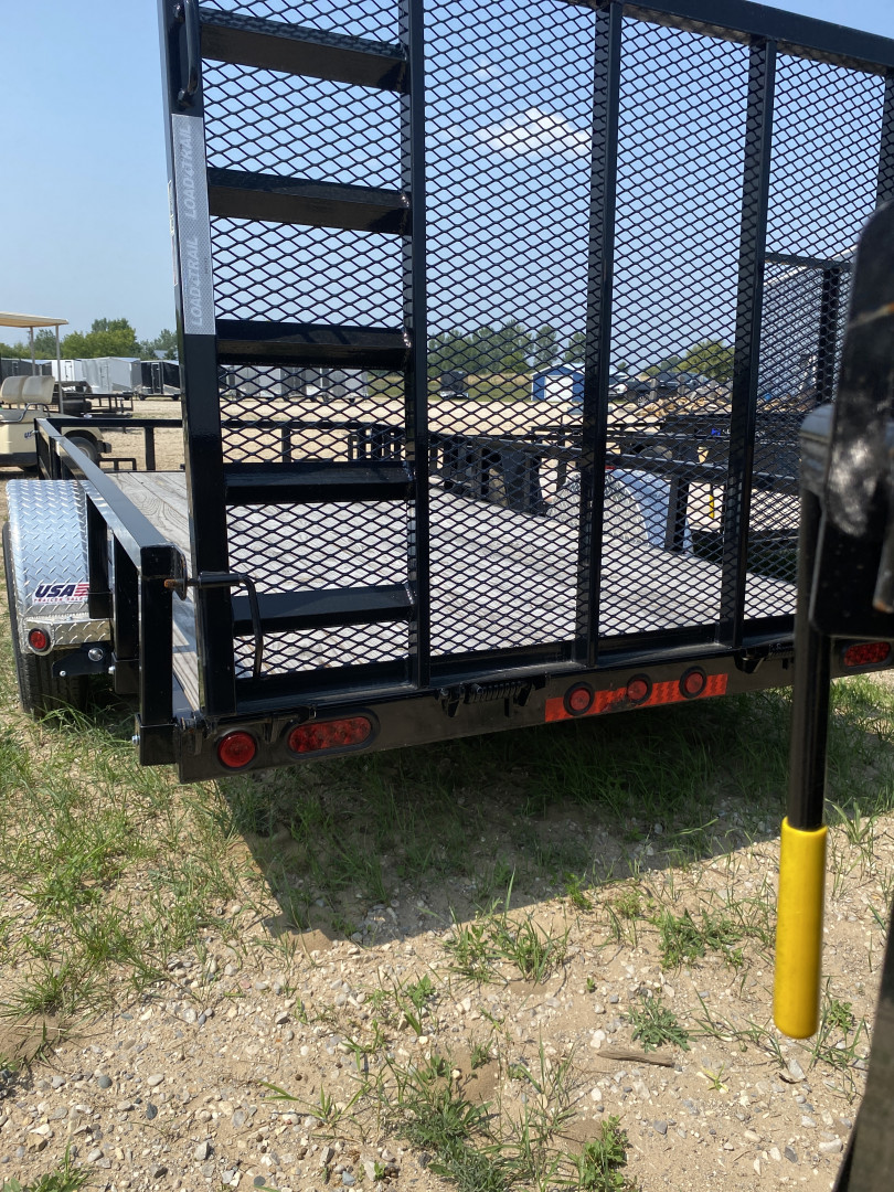 New 2024 Load Trail 77"X14' Landscape Trailer w/ Side Ramps