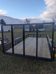 New 2024 AMO 6x 12 A.M.O. Low Side Landscape Trailer