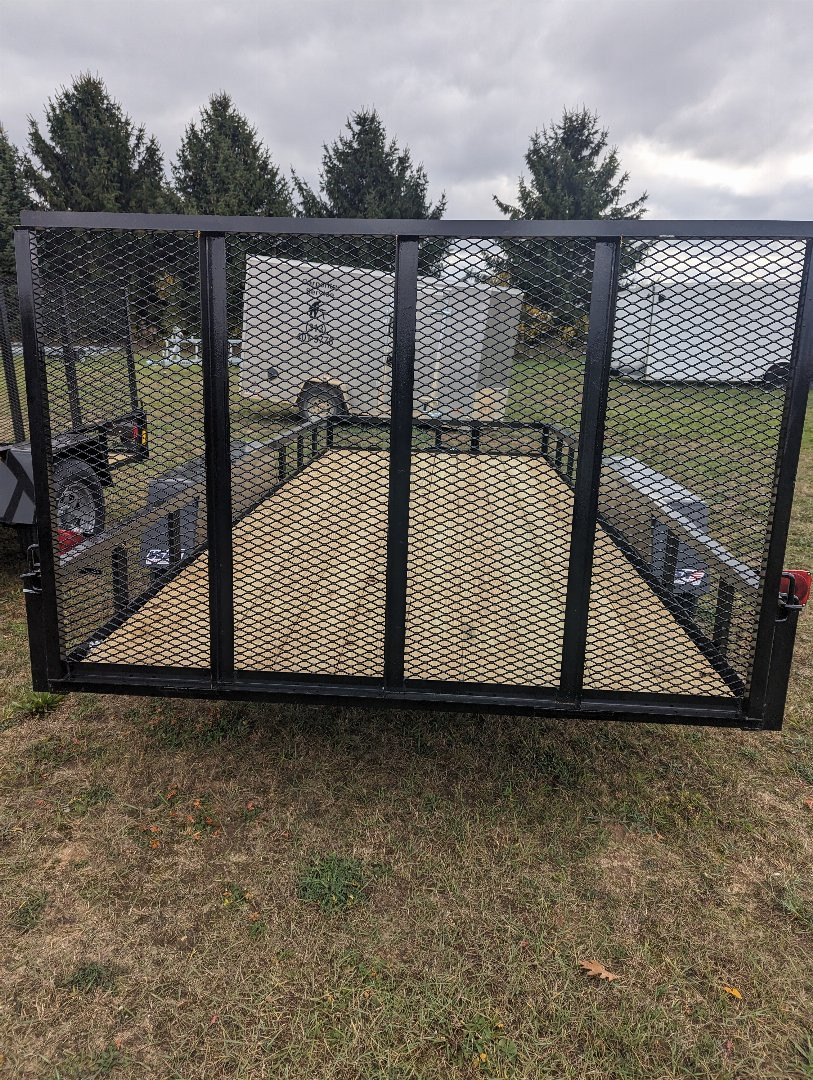 New 2025 AMO 6X16 Low Side Landscape Trailer